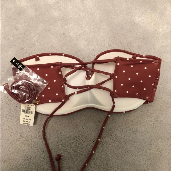 Bustier Bandeau Bikini Top NWT - Picture 2 of 5